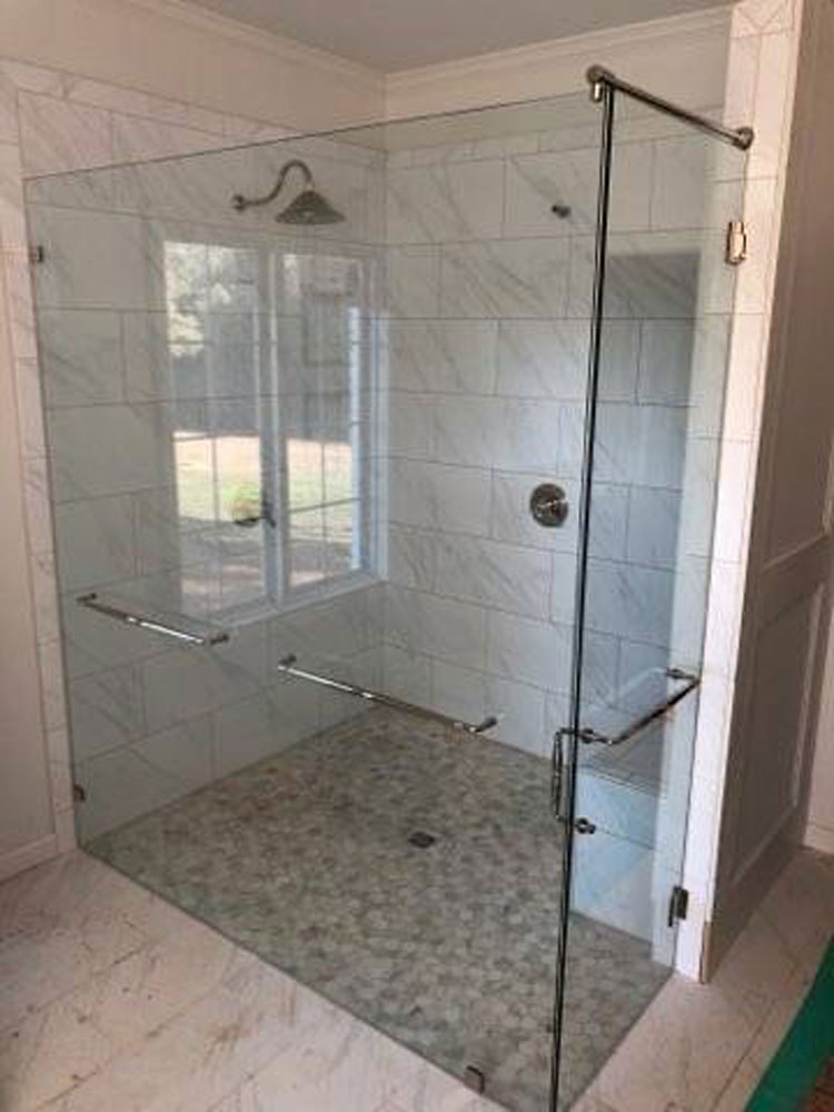 Frameless Shower